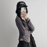 Side Shirring T-shirt💛Jena Snap Shirring Long Sleeve T-shirt (6 colors)