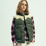 70s wyoパッドスキーベスト olive khaki