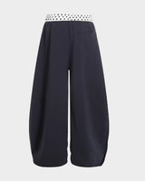 (W's)ドット バンディング ワイド スウェットパンツ