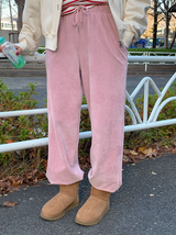 Nielle ベロアジョガーパンツ