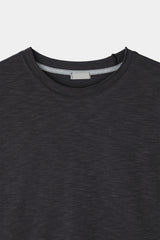 スラブクロップレイヤーTシャツ