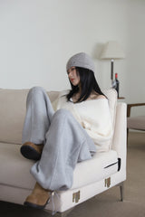 Fluffy Angora Wrap Knit