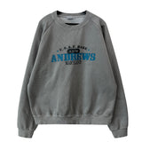 [UNISEX] U.S.A Andrew ピグメントブラッシュラグランスウェット (2 colors)