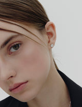 26SS★ Essence Silver (W) Moissanite Floria Earrings