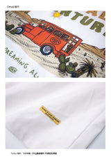 DAKYAM 2025S/S Postal Journey Printing T-shirt