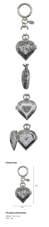 Ethereal Heart Watch Keychain