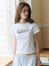 VINTAGE CRACK LOGO T-SHIRT WHITE
