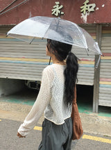 Attle Summer See-Through Flower Cardigan