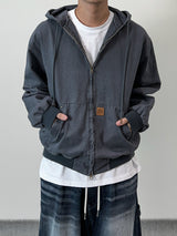 Cb Patch Work Hooded Jumper