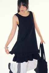 Round frill mini onepiece
