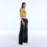 SAINT TWO-WAY JEANS_BLACK