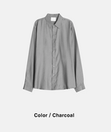 [Unisex] シルキーオーバーフィットシャツ(3color)
