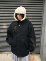 Fluffy Padded Trapper Hat (5color)