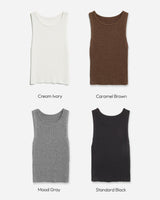 Veggie V-neck Knit Sleeveless
