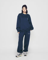 25FW ベーシックロゴナッピングスウェットシャツ ダークネイビー