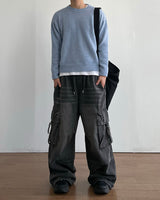 Unit Cargo Denim Pants
