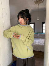 [unisex] Sherne Over Fit Waffle Zipper Hoodie