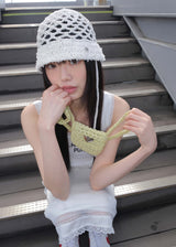 Heart Mini Cross Bag - Yellow Green