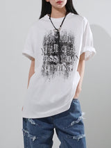 (UNISEX) グランジ 半袖Tシャツ