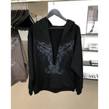 Chain Deep V Hoodie
