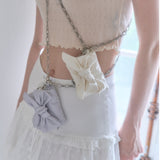 Ribbon wallet_ivory