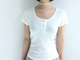 Round U button slim top
