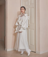 チュールプリーツキャミワンピ