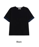Ed High-Density Roll-Up Color Matching Short Sleeve Tee