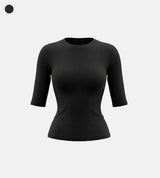 26SS★ [ EEUN BASIC ] チューイング7分丈スリムTシャツ