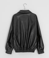 Bultub Crop Leather Jacket