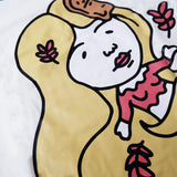 PEANUT STAIN - ヴァーゴ ゾディアック アイボリー オーバーサイズド Tシャツ