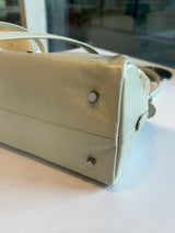 cowhide shoulder bag IVORY