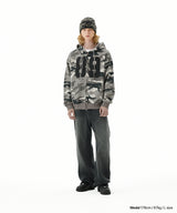 BACK LOGO WASHED DENIM PANT