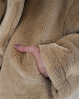 Nenin Fur Jacket & Muffler Set