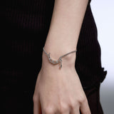Drop Half Moon Bracelet