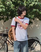 スピーディープリント リンガー 半袖Tシャツ
