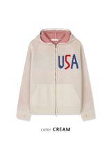 No.1568 USA fh KNIT ZIP-UP (3color)
