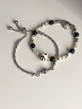 antique mini cross bracelet