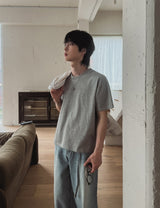 ムードベーシッククロップ半袖Tシャツ