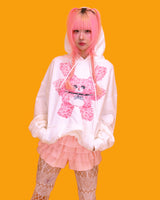 ピンクラビットフーディー (3color)