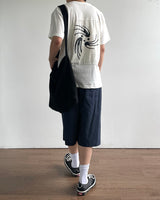 Temple Linen Bermuda Pants