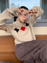 Shine Argyle Handwarmer Knit