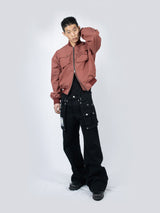 Ripstop Bomber Jacket (Red)