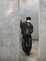 Hughes Sand Wide Denim Pants 2C
