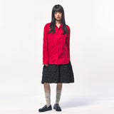 CRINKLE LINEN SHIRTS RED