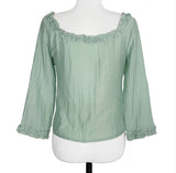 seasalt unoff frill sheer bl