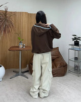 エペン ピンタック ワイド カーゴ パンツ