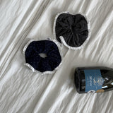 scrunchie corduroy dot_grey