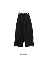 [unisex] Nord Cargo Pocket Nylon Banding Wide Pants