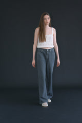 T/T Dark linen denim (gray)